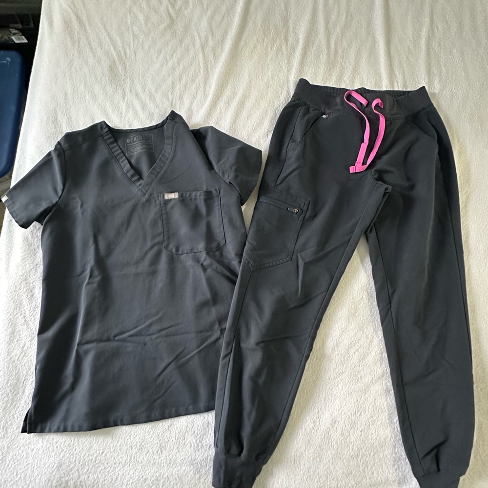 Figs Gray Scrub Set xs/p